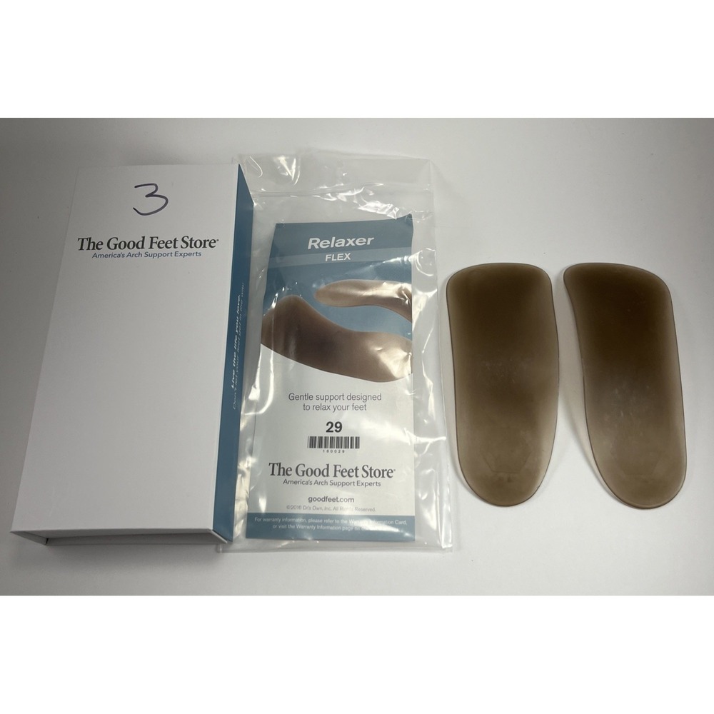 The Good Feet Store Relaxers GF29 29 Arch Supports Inserts‎ Tan